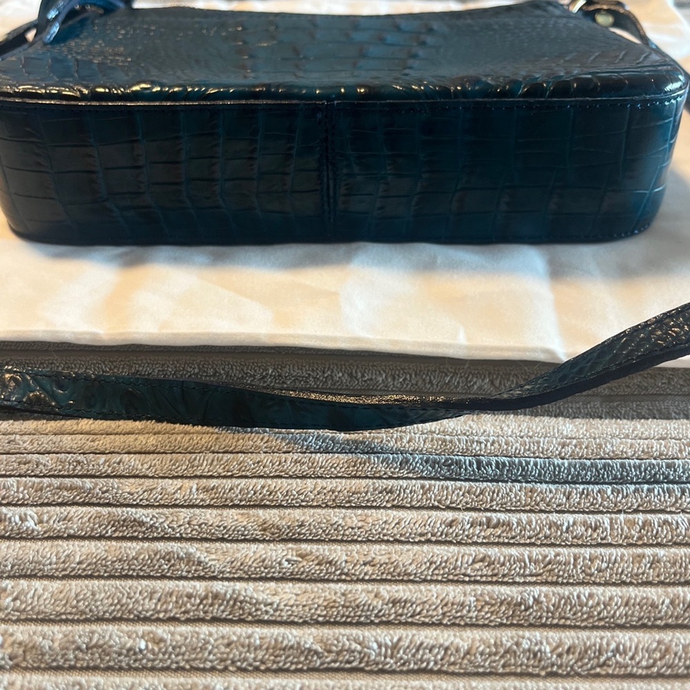 Brahmin Small Hallie Vibrant Azure  Top Handle Crossbody Bag NWOT - Picture 16 of 16